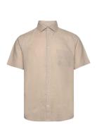 Bs Lott Casual Modern Fit Shirt Beige Bruun & Stengade