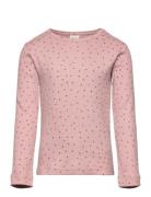 T-Shirt L/S Modal Dot Pink Petit Piao