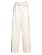 Cognin Wide Linen Pants Cream Tamaris Apparel