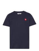 Ola Kids T-Shirt Gots Navy Double A By Wood Wood