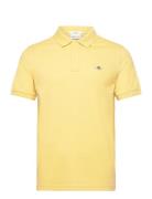 Slim Shield Ss Pique Polo Yellow GANT