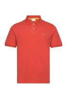 Reg Contrast Pique Ss Polo Orange GANT