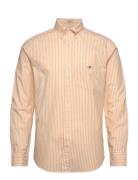 Reg Classic Poplin Stripe Shirt Orange GANT