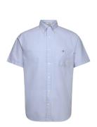 Reg Oxford Ss Shirt Blue GANT