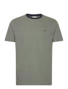 4-Col Oxford Regular Ss T-Shirt Green GANT