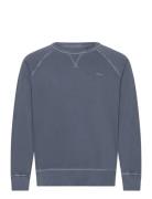 Sunfaded C-Neck Sweat Blue GANT