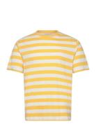 Stripe Ss T-Shirt Yellow GANT