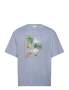 Hawaii Printed Graphic Ss T-Shirt Blue GANT