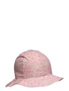Summer Hat In Liberty Fabric Pink Huttelihut