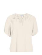 Vinova S/S Top/Tes Cream Vila