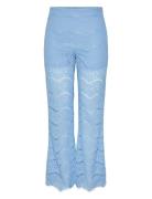 Yaslarisso Hw Lace Pants - Show Blue YAS