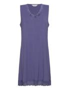 Bamboo Sleeveless Nightdress Navy Lady Avenue