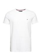 Core Stretch Slim C-Neck Tee White Tommy Hilfiger