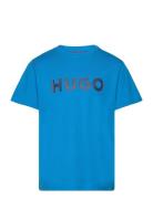 Short Sleeves Tee-Shirt Blue Hugo Kids