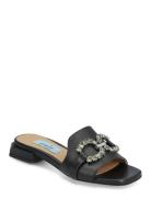 Flat Simili Sandal Black Apair