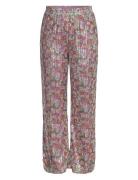 Yaskaia Sequin Hw Pants - Show Pink YAS