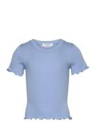 Cotton T-Shirt Blue Rosemunde Kids