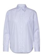 Rel Striped Poplin Shirt Blue GANT