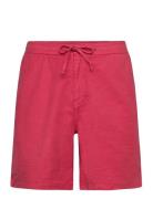 Fenix Linen Shorts Red Morris