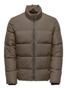 Onsmelvin Life Puffer Jacket Otw Vd Brown ONLY & SONS