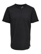 Onsbenne Longy Ss Tee Nf 7822 Noos Black ONLY & SONS