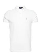 Slim Fit Mesh Polo Shirt White Polo Ralph Lauren