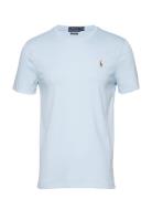 Custom Slim Fit Soft Cotton T-Shirt Blue Polo Ralph Lauren