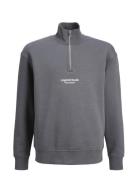 Jorvesterbro Sweat Quarter Zip Noos Jnr Blue Jack & J S