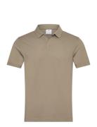 Slim-Fit Cotton-Piqué Polo Shirt Khaki Mango