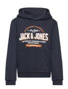 Jjelogo Sweat Hood 2 Col 24/25 Noos Mni Navy Jack & J S