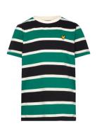 Stripe T-Shirt Green Lyle & Scott