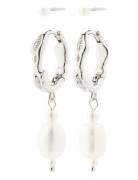 Constance Earrings 2-In-1 Set Silver Pilgrim