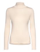 Venitia Jersey Split Cuff Top Beige French Connection