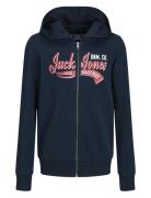 Jjelogo Sweat Zip 2Col Ss24 Noos Jnr Navy Jack & J S