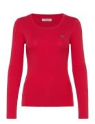 Carlotta New Reg Rib Usp W Tee Red U.S. Polo Assn.