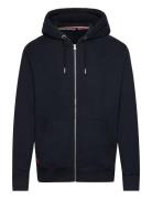 Essential Logo Zip Hoodie Navy Superdry