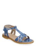 Sandals - Flat Blue ANGULUS