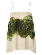 Swirl String Elastic Cami - Magny Cream Rabens Sal R