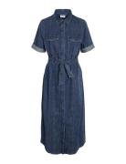 Nmgret Long Shirt Dress Wg004Mb Blue NOISY MAY