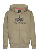 Basic Zip Hoody Khaki Alpha Industries