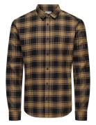 Onsgudmund Ls Checked Shirt Brown ONLY & SONS