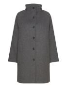 Slfvinni Wool Coat Grey Selected Femme