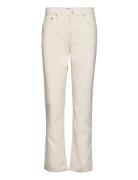 High-Rise Straight Ankle Jean Cream Lauren Ralph Lauren