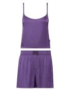 Sleeveless Short Set Purple Calvin Klein