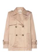 Mmsilma Short Trenchcoat Beige MOS MOSH