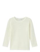 Nmfwang Wool Needle Ls Top Solid Noos White Name It