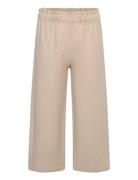 Trousers Linen Wide Leg Beige Lindex