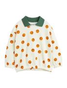 Basketball Aop Collar Sweatshirt Cream Mini Rodini