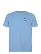 Regular Fit Single Jersey Wave Ches Blue Knowledge Cotton Apparel