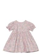 Dress Ss In Liberty Fabric Pink Huttelihut